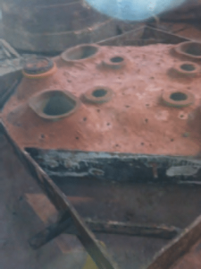 Cover box with rolled cone crusher mantle