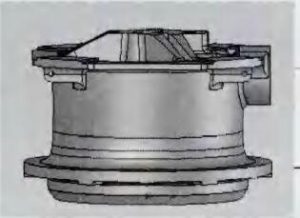 Plan podziału ramy głównej kruszarki stożkowej MP800