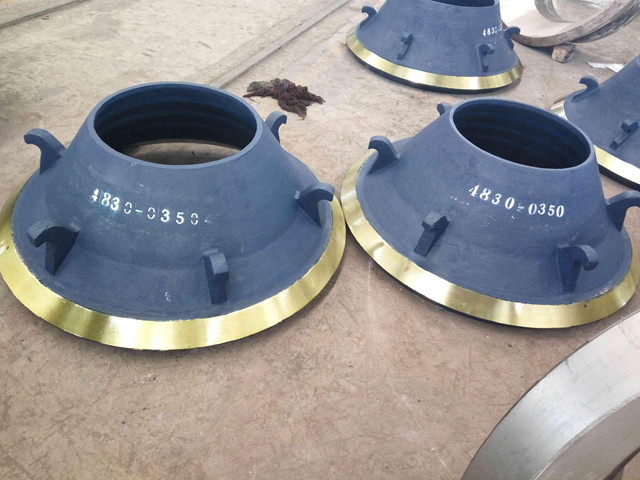 Manganese, Alloy steel and TIC inserts Cone Crusher Wear Parts