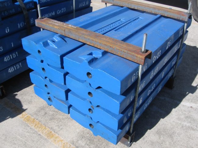 High Chromium Blow Bars High Chromium Blow Bars