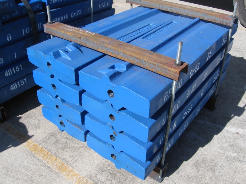 High Chromium Blow Bars High Chromium Blow Bars