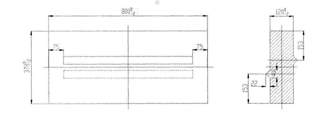 High Chromium Crusher Blow Bars Size