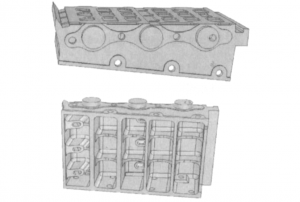 Щековая дробилка с фиксированной челюстью 3D Solid