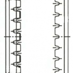 Dente de pedreira de placas de mandíbula