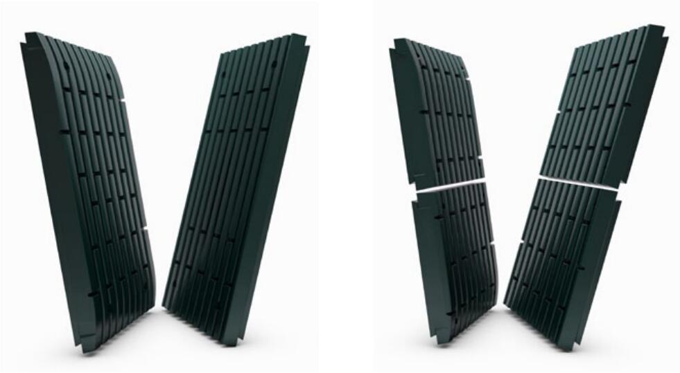 1 piece and 2 piece jaw plate design