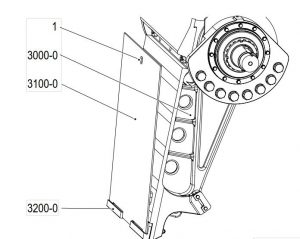 Saling menukar pelat aus jaw crusher