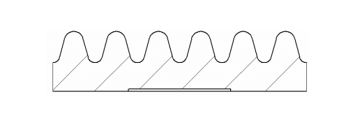 Dente ondulato