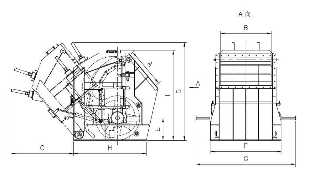 Horizontal Shaft Impactor Structure