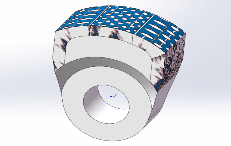 Martillo triturador de inserción TIC