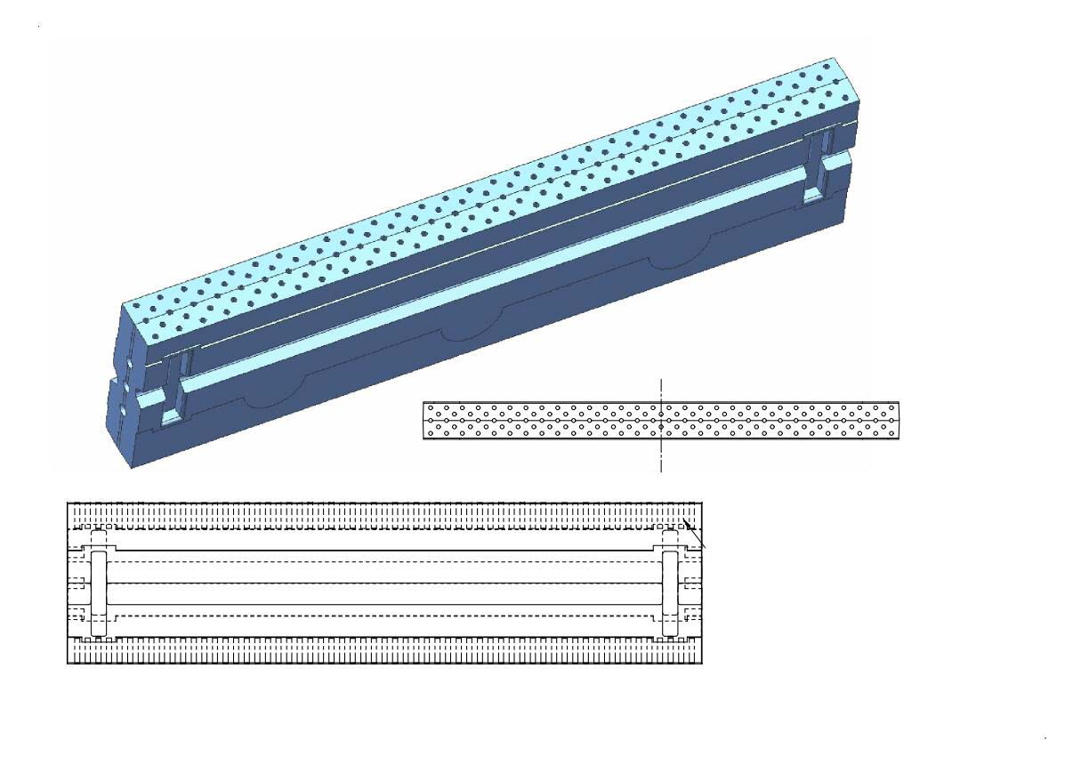 TIC inserta barras de soplado de trituradora